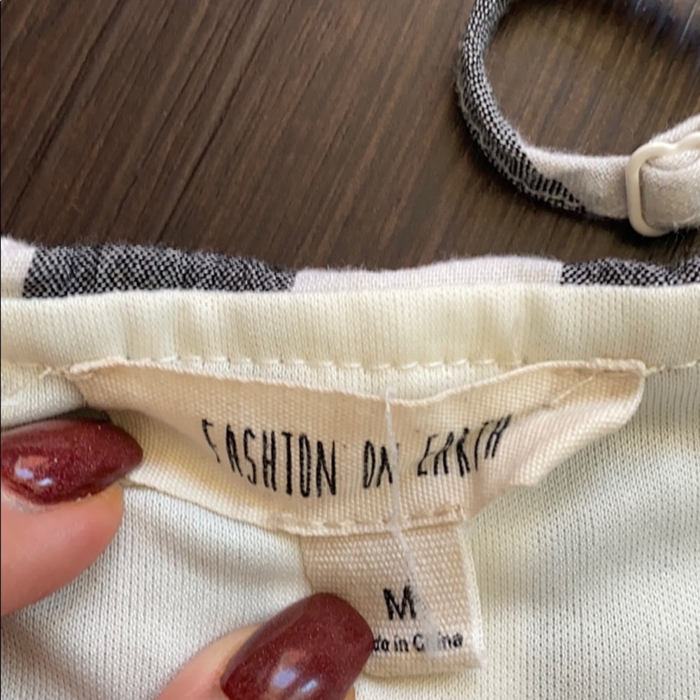*SOLD* Pink Lily Btq Long Awaited Love Striped Romper - Picture 5 of 11